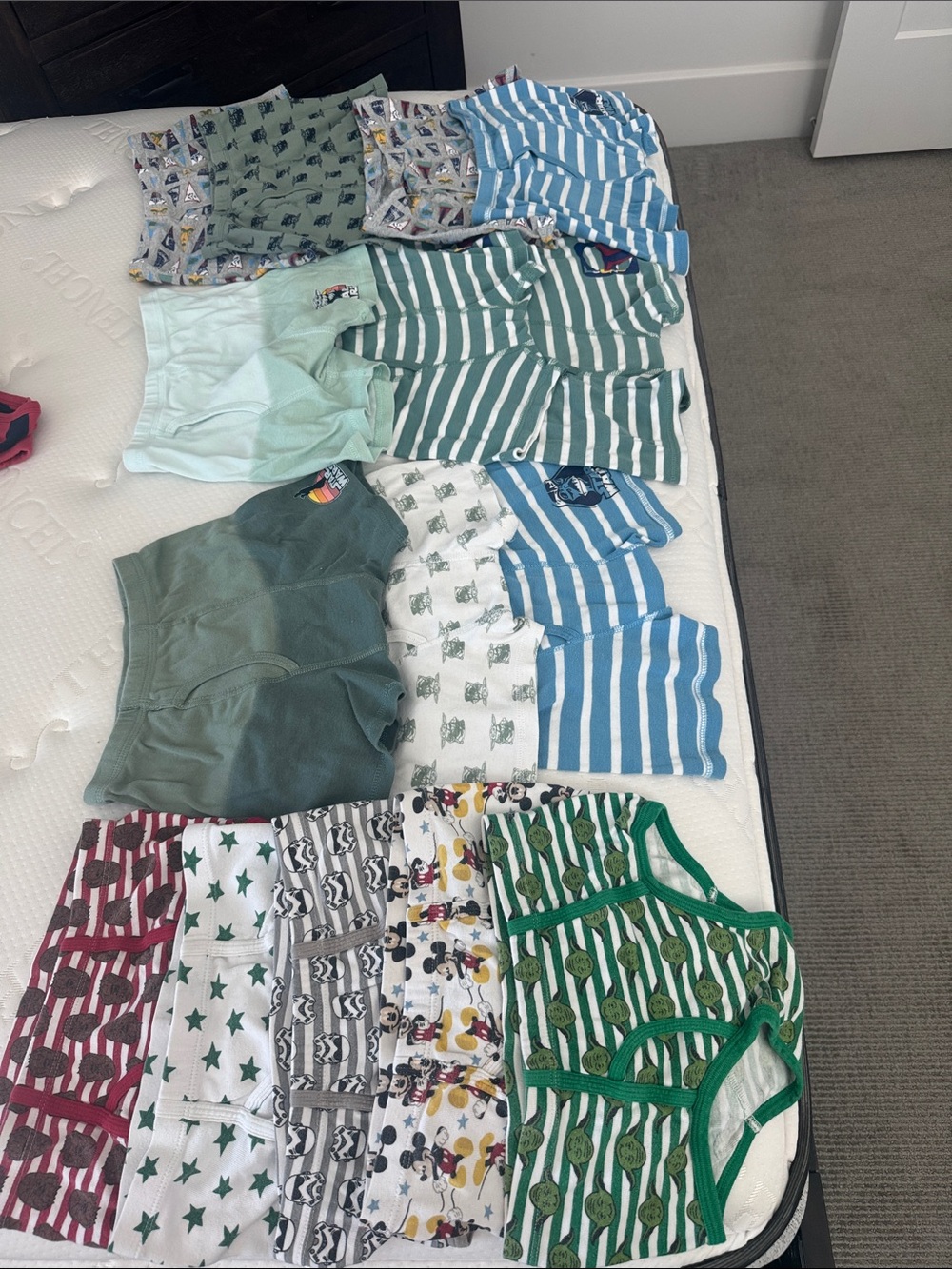 Boys' Assorted Striped & Printed Briefs - Hannah Anderson and Gap brand